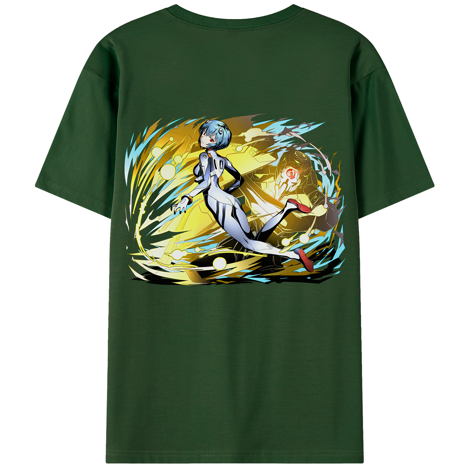 （画像用） EVA 新世紀エヴァンゲリオン 綿100％半袖Tシャツ（背面プリント）